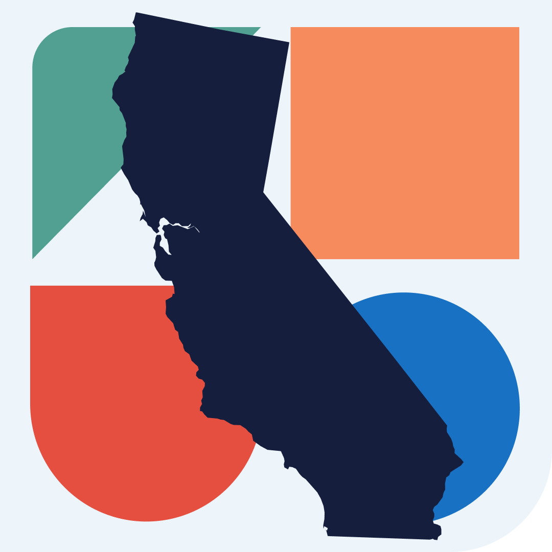 Silhouette of California