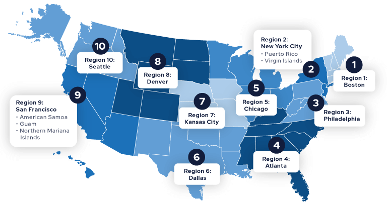 Centers for Medicare & Medicaid Services Regions