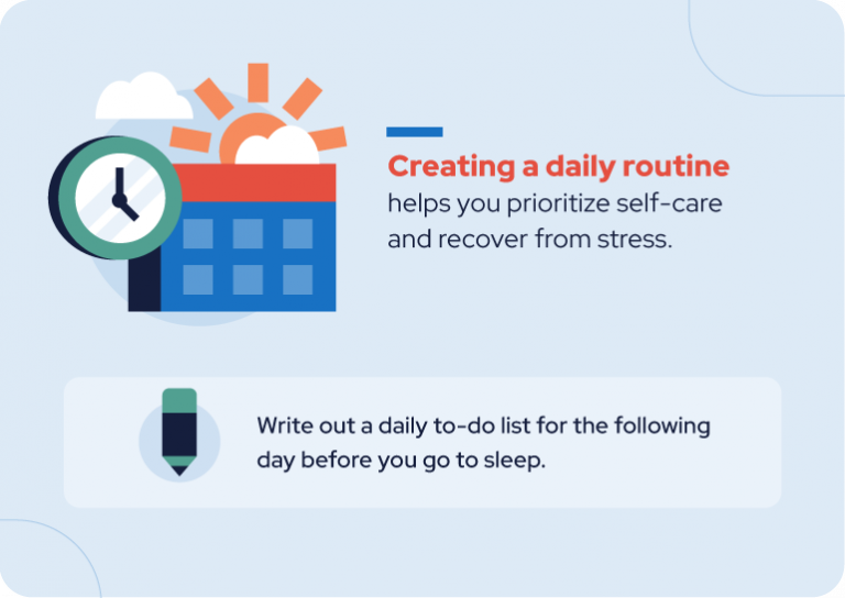 create a daily routine