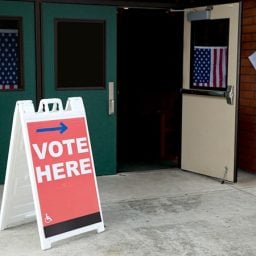 Empty polling location