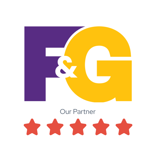 F&G logo with 5 star rating