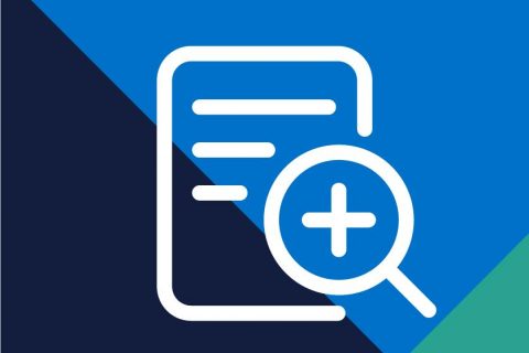 magnifying glass and document icon