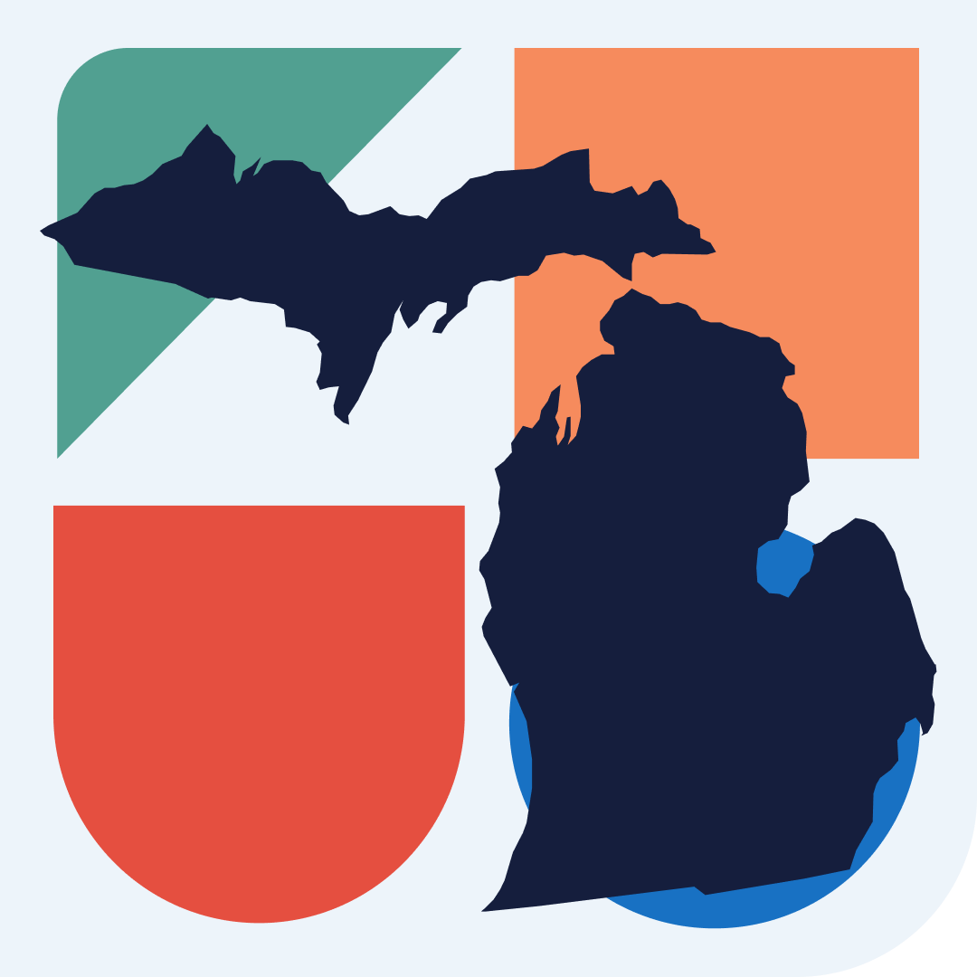 Silhouette of Michigan