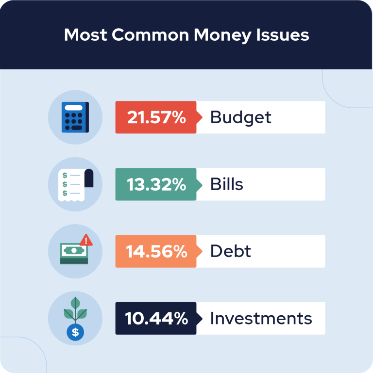 Most Common Money Issues Infographic