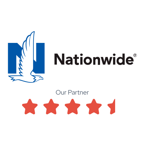 Nationwide logo with 4.5 star rating