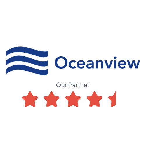 Oceanview logo with 4.5 star rating