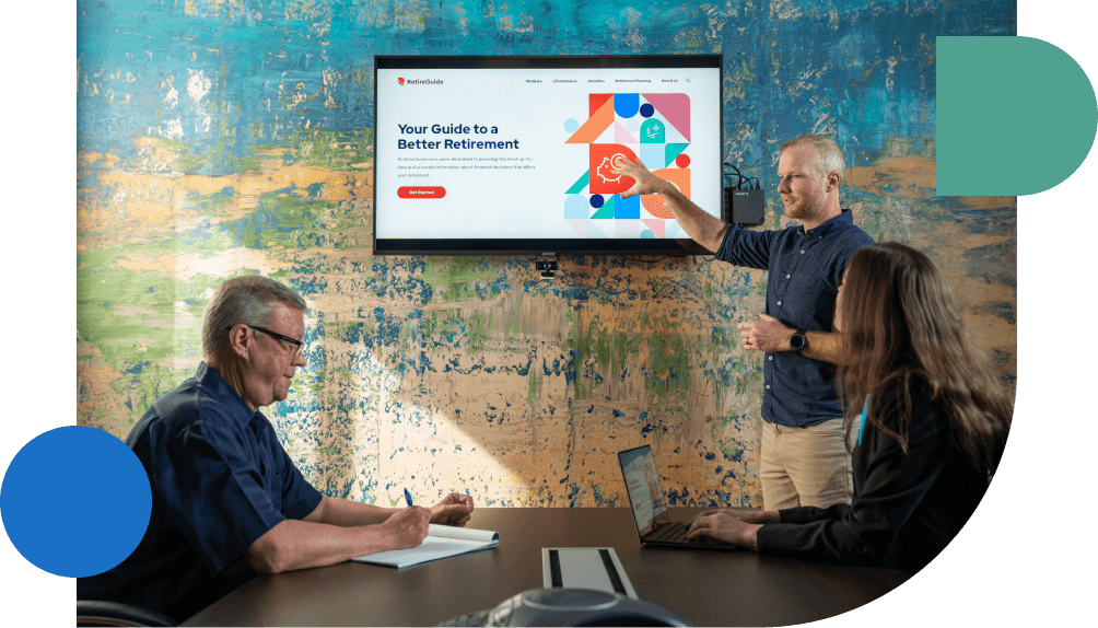 RetireGuide team meeting