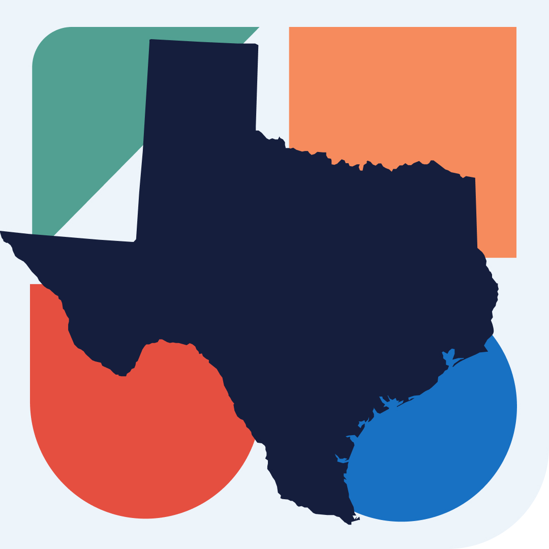 Silhouette of Texas