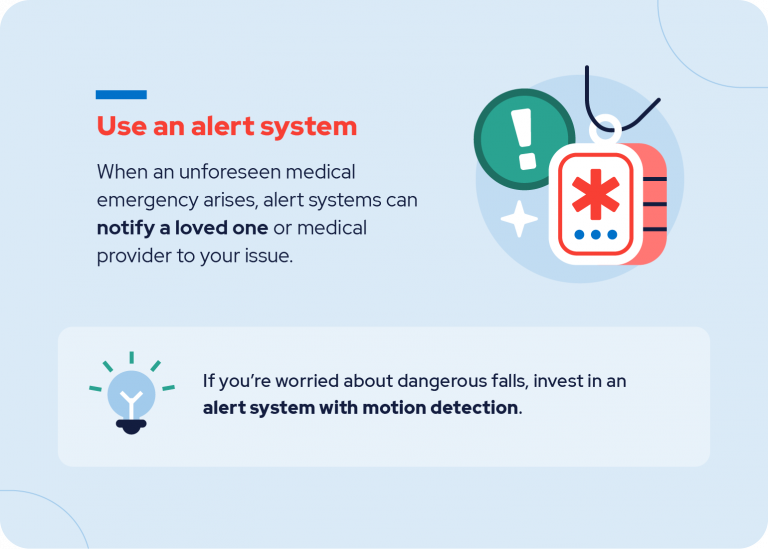 Use an alert system graphic