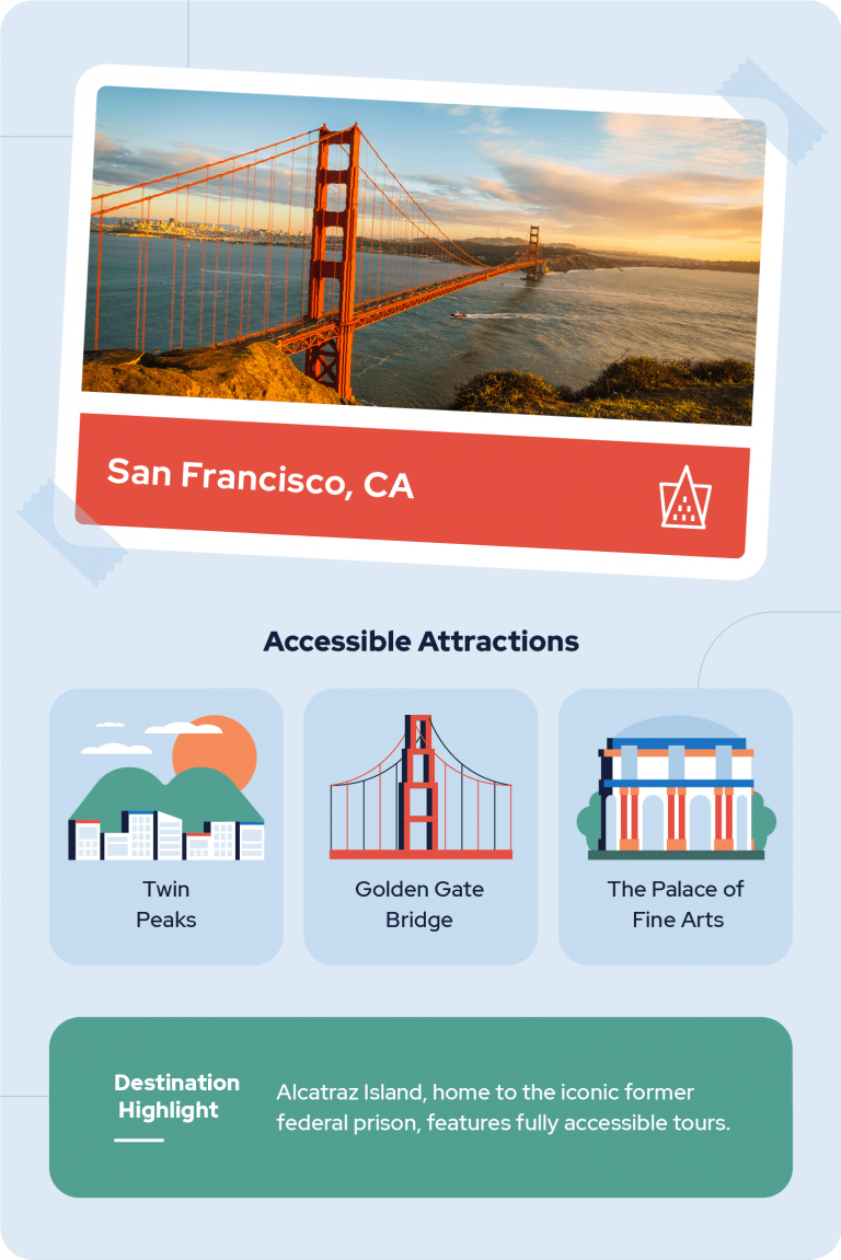 San Francisco, CA Accessible Attractions